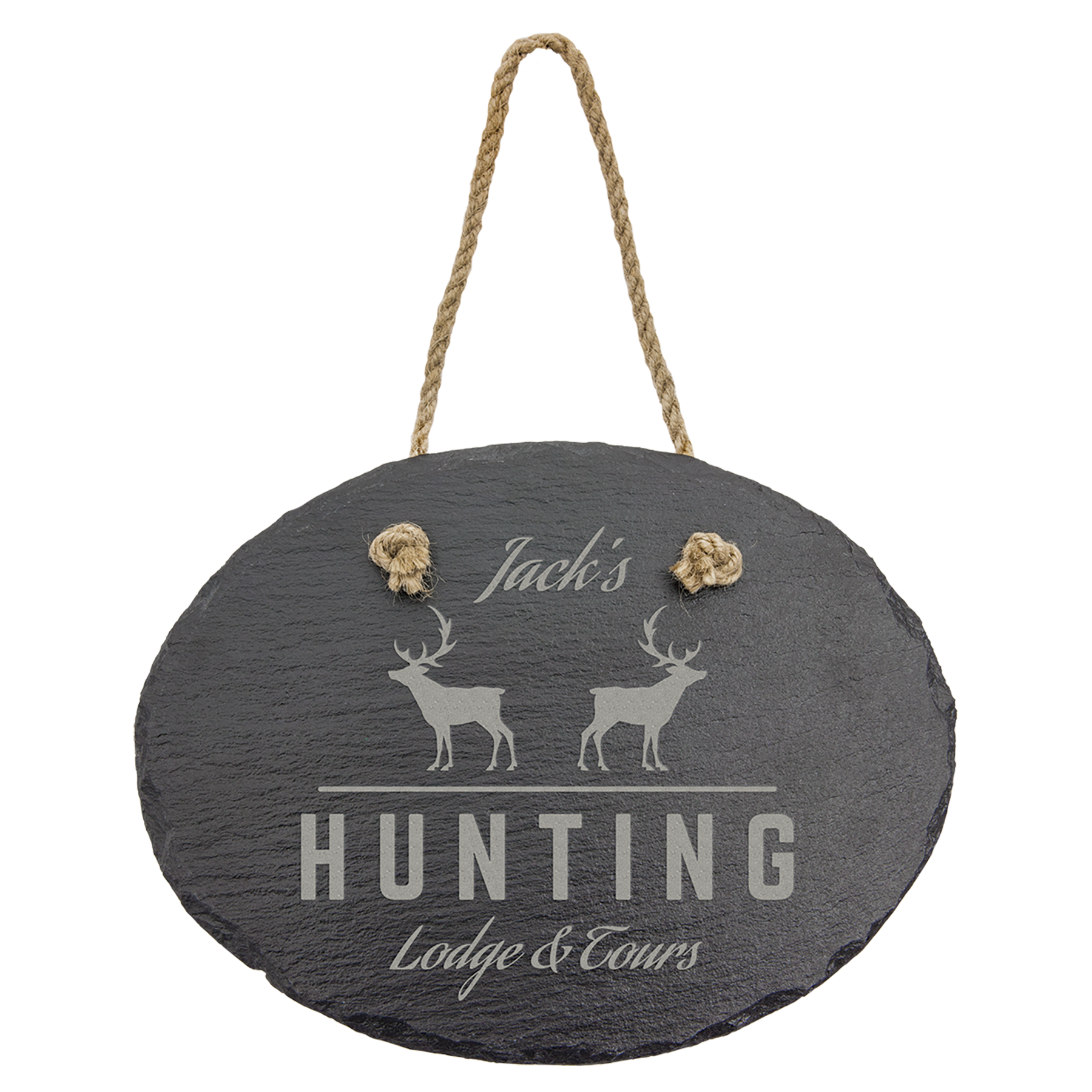 Slate Decor with Heavy Hanging String