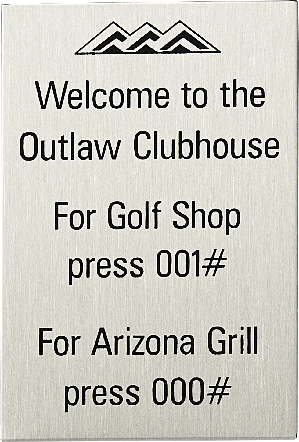 Thin Gauge Metal Signs