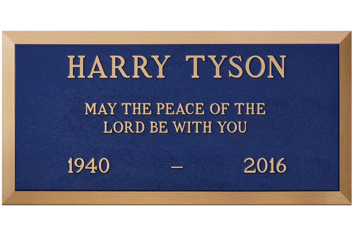 MEMORIAL CAST BRONZE PLAQUES