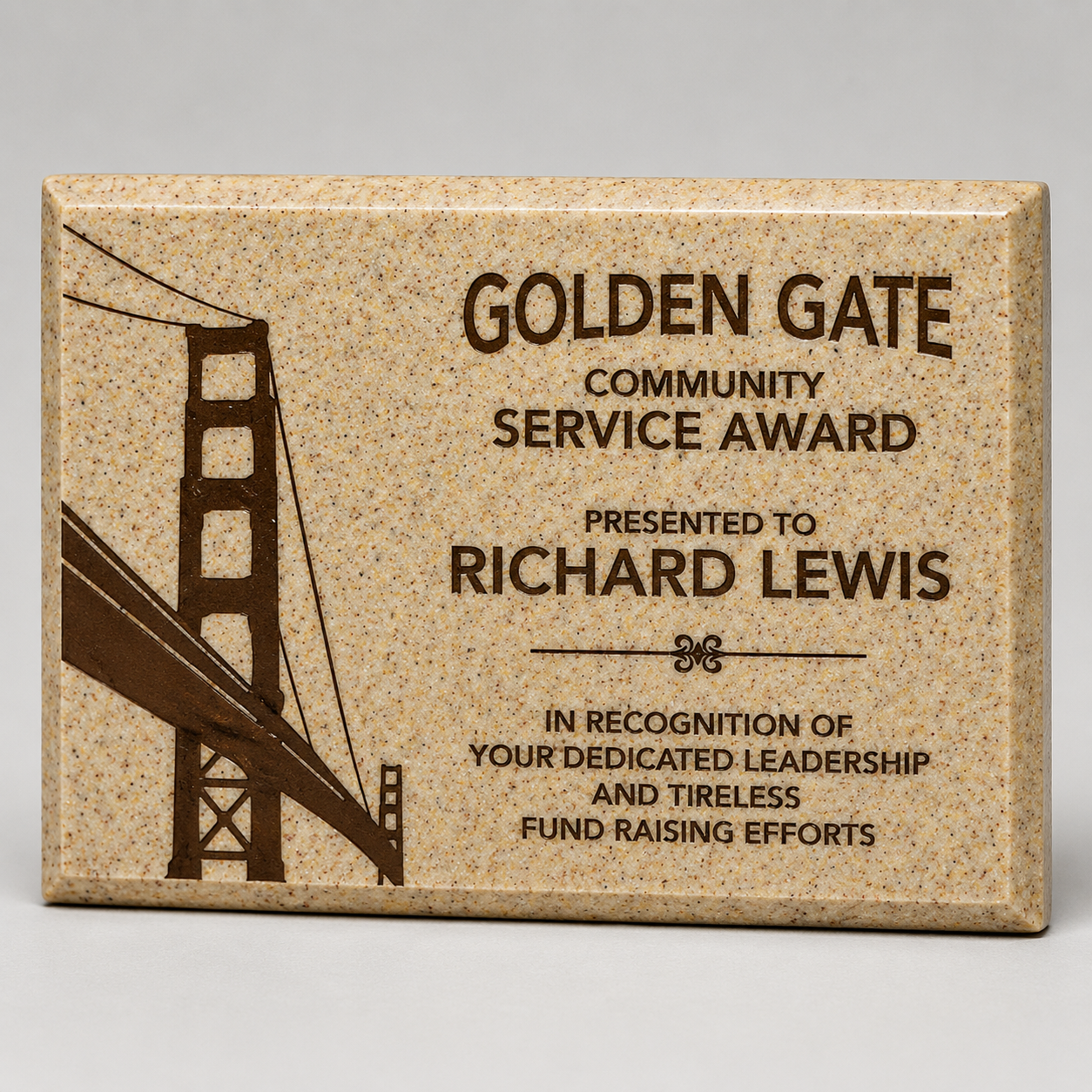 AcrylaStone Indoor & Outdoor Plaque
