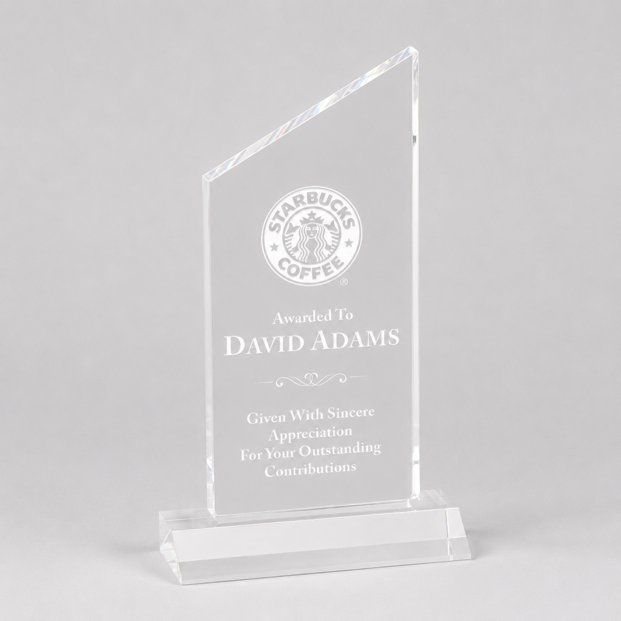 Peak Acrylic Award