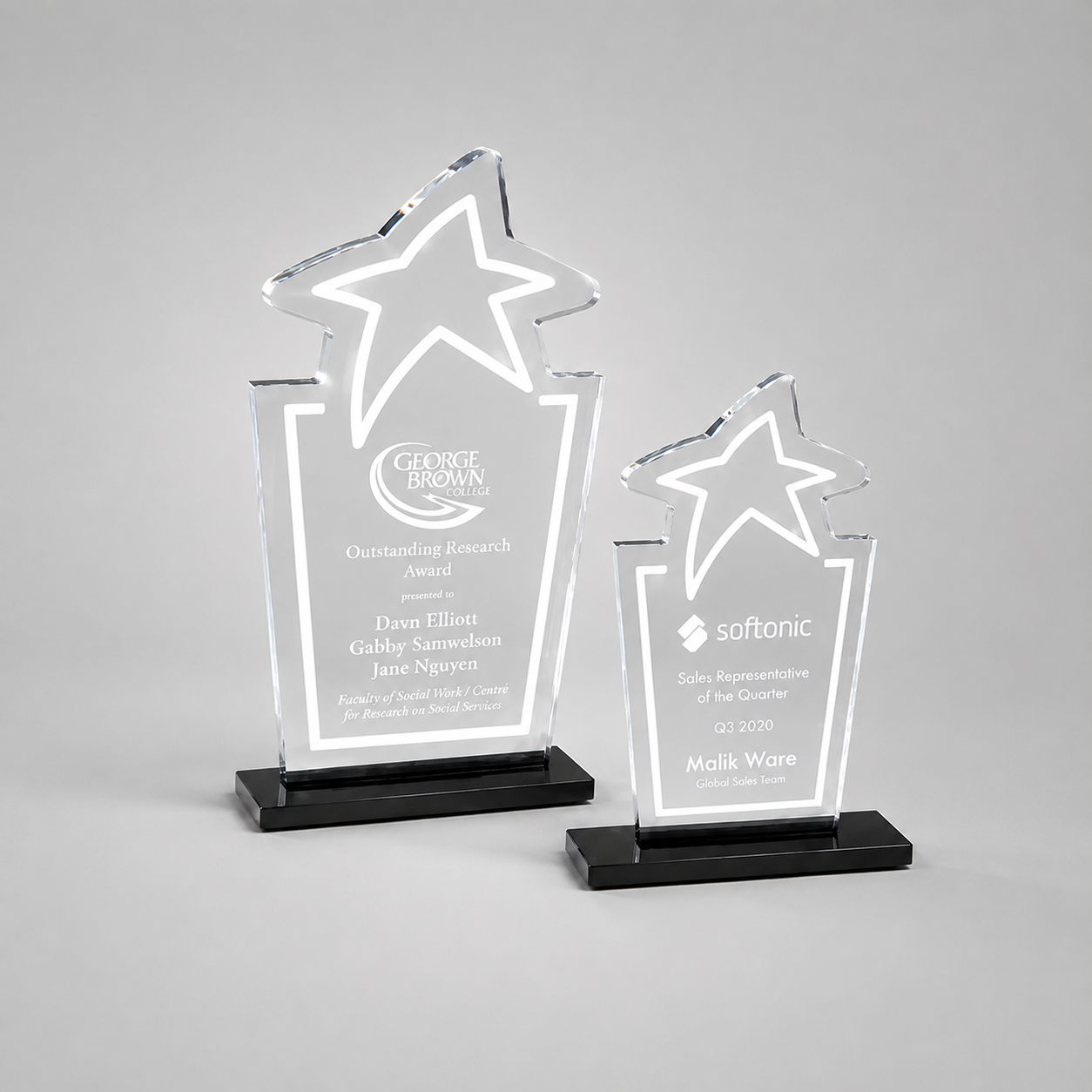 Starfire Star Acrylic Award