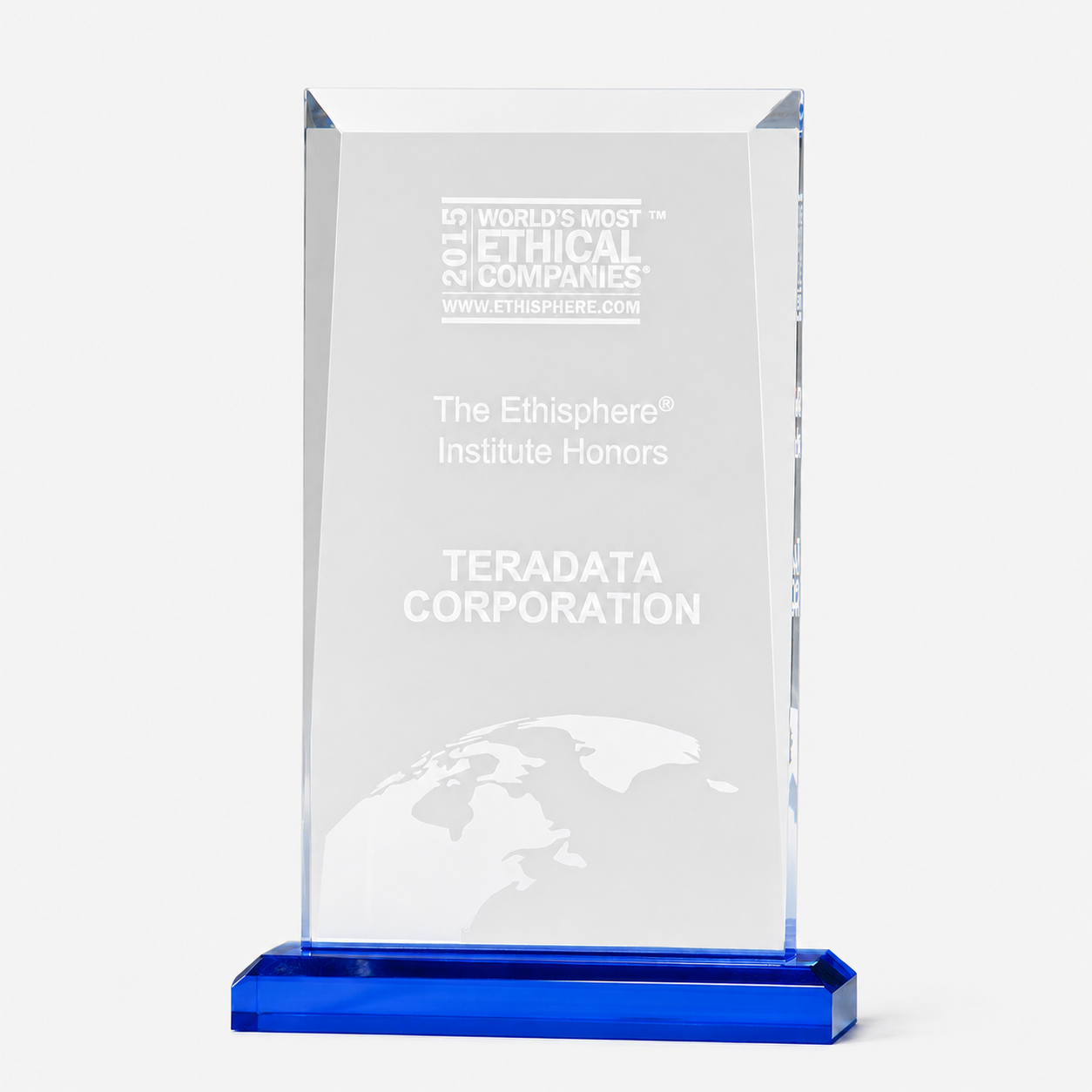 Apex Acrylic Award with Colored Base
