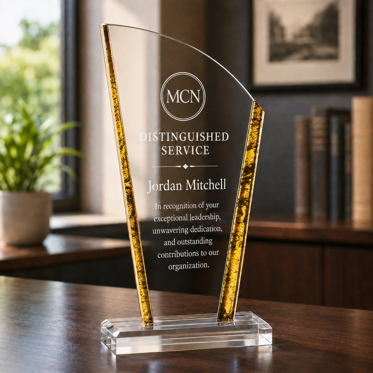 Avanti Marble Edge Acrylic Award