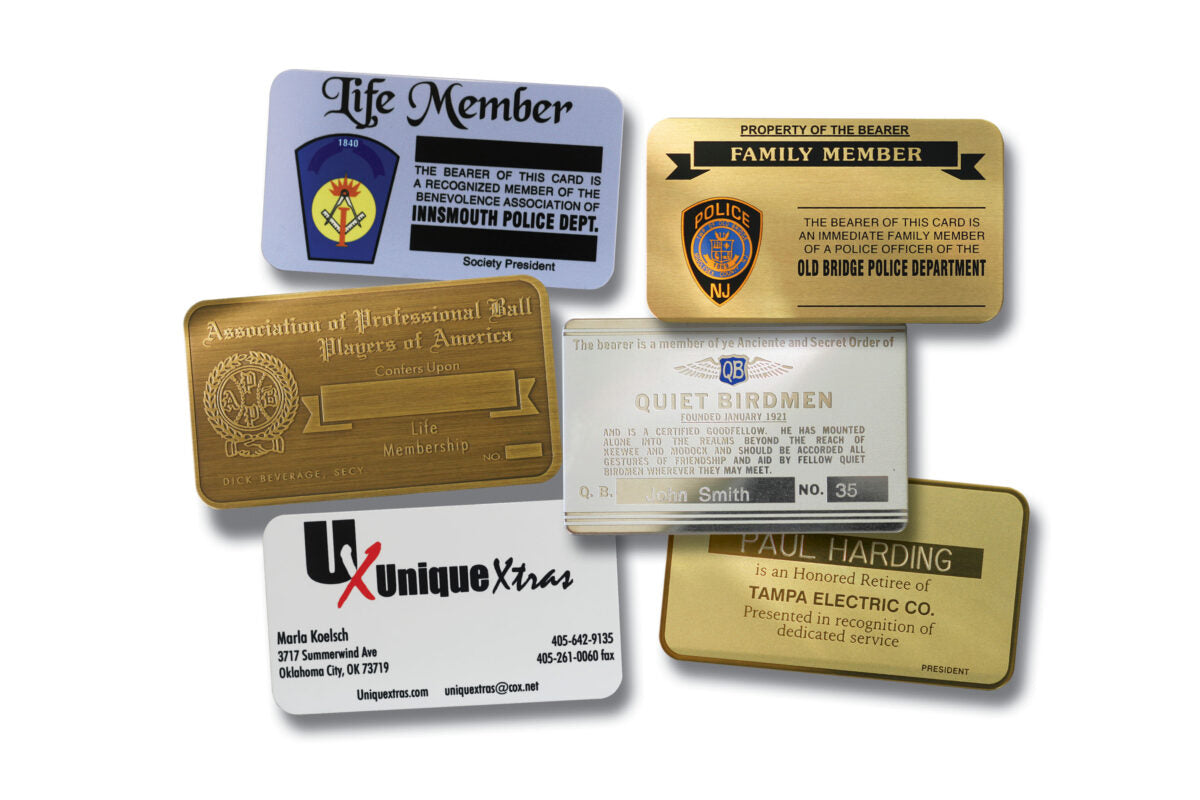 Metal Membership Cards