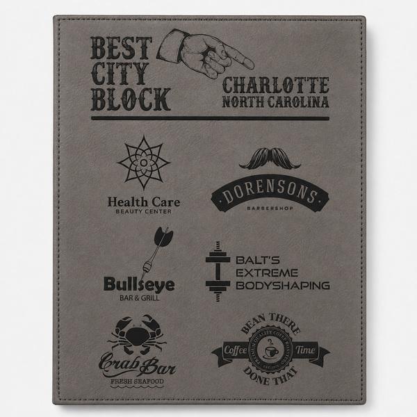 Full-Wrap Laserable Leatherette Plaque