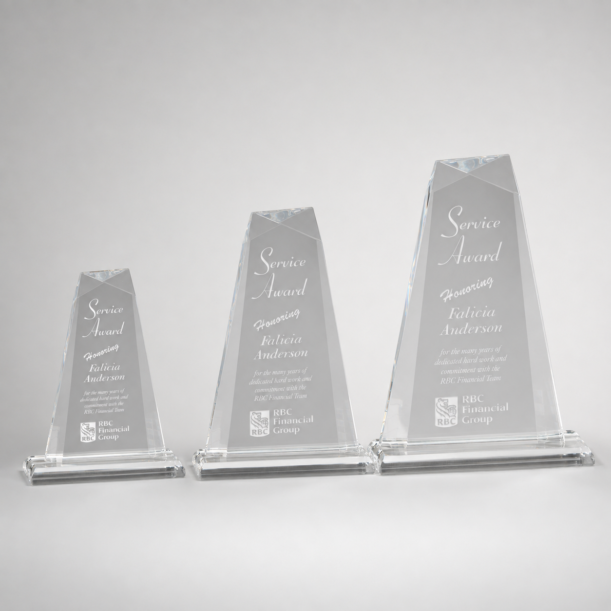 Clear Pinnacle Acrylic Award
