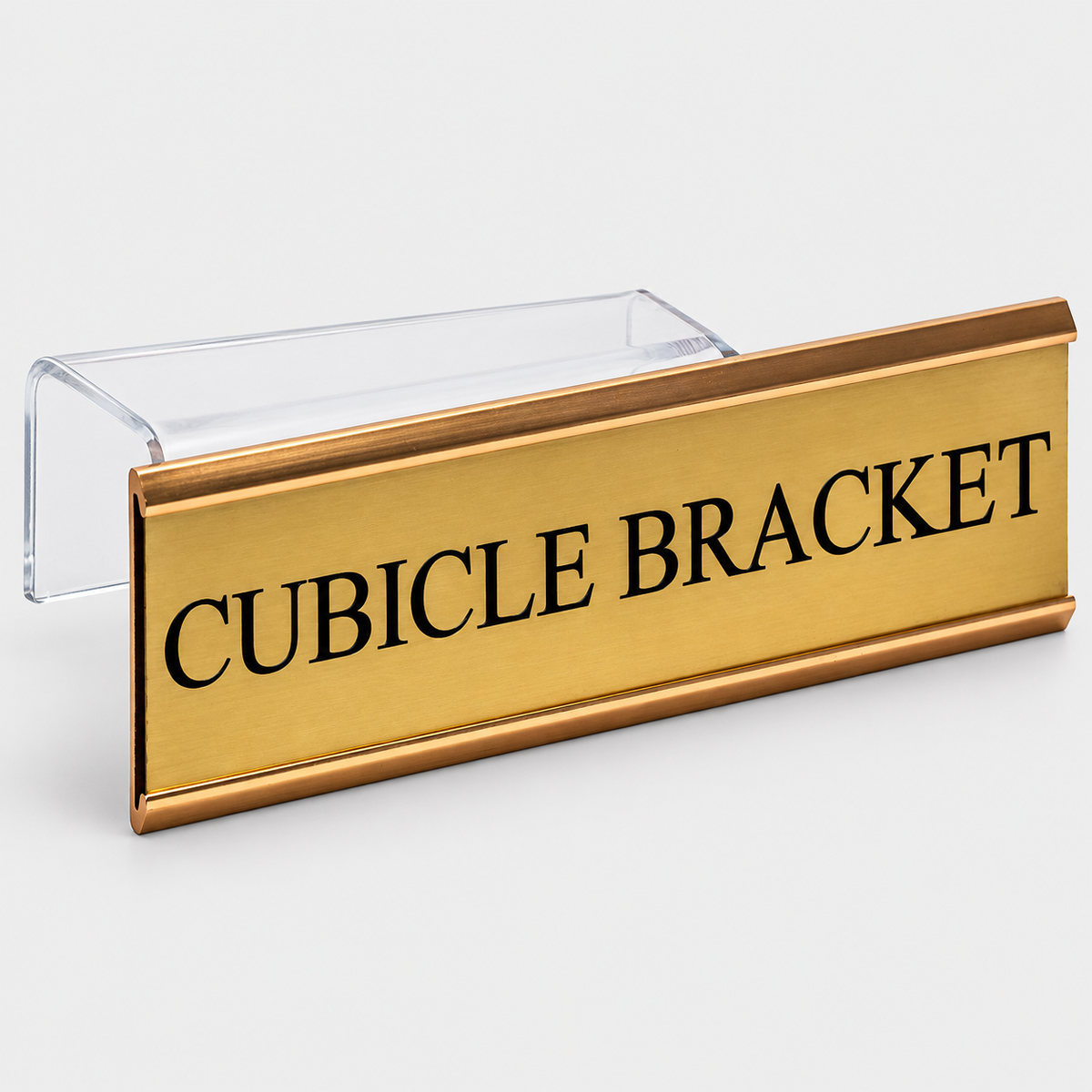 Cubicle Wall Bracket Name Plate — product view