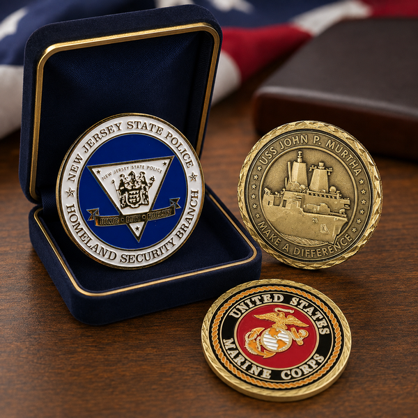 Custom Challenge Coin - lifestyle