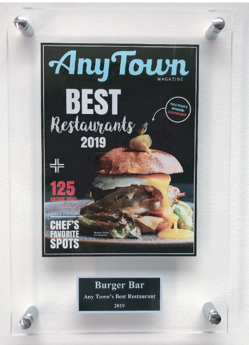 Custom Full-Color Acrylic Wall Plaque