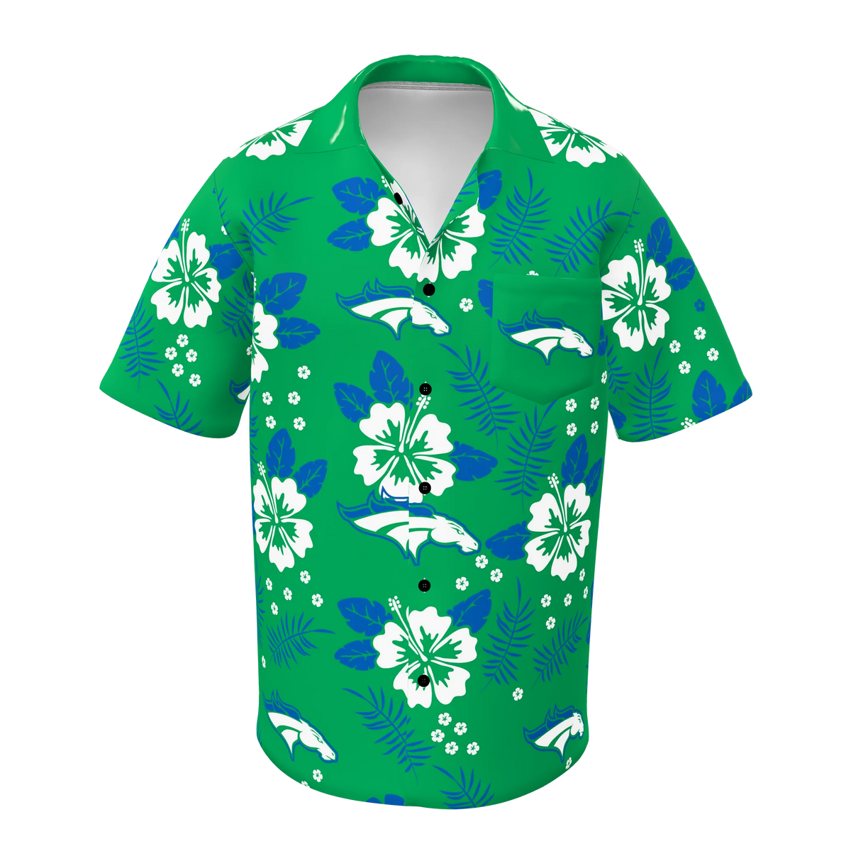 Custom Sublimated Men's Hawaiian Shirt with Pocket