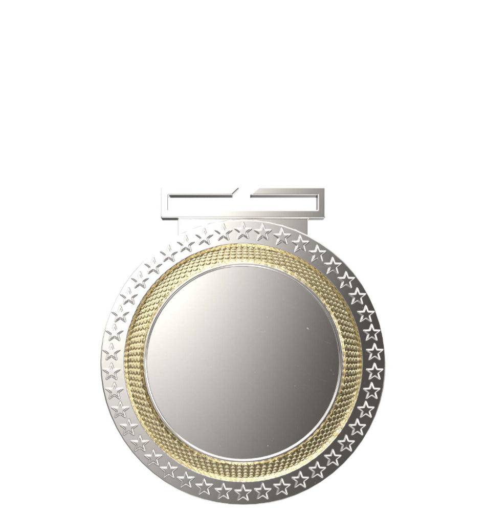 Dual Plated Insert Medal