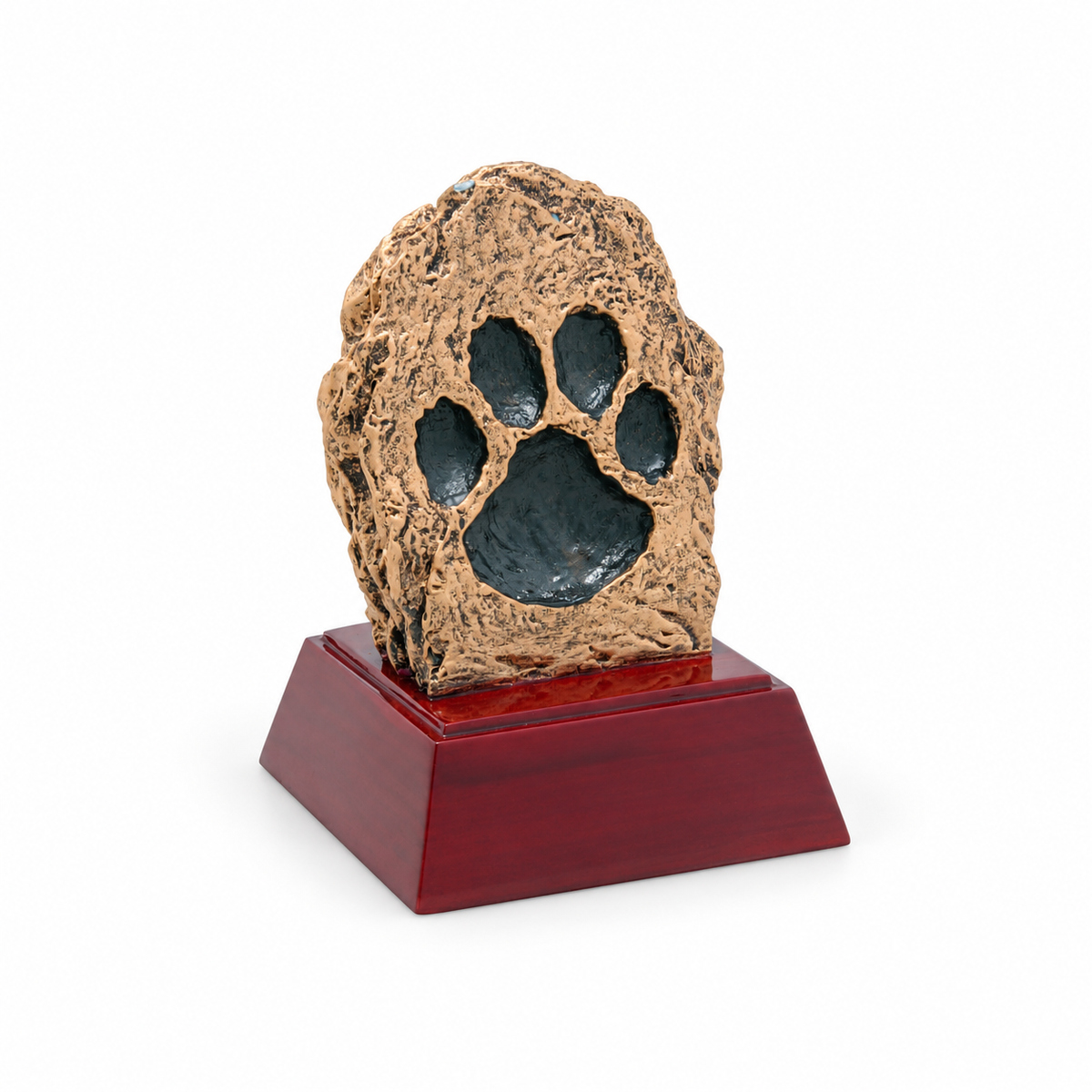 Rosewood Resin Awards — main product photograph (Pawprint)