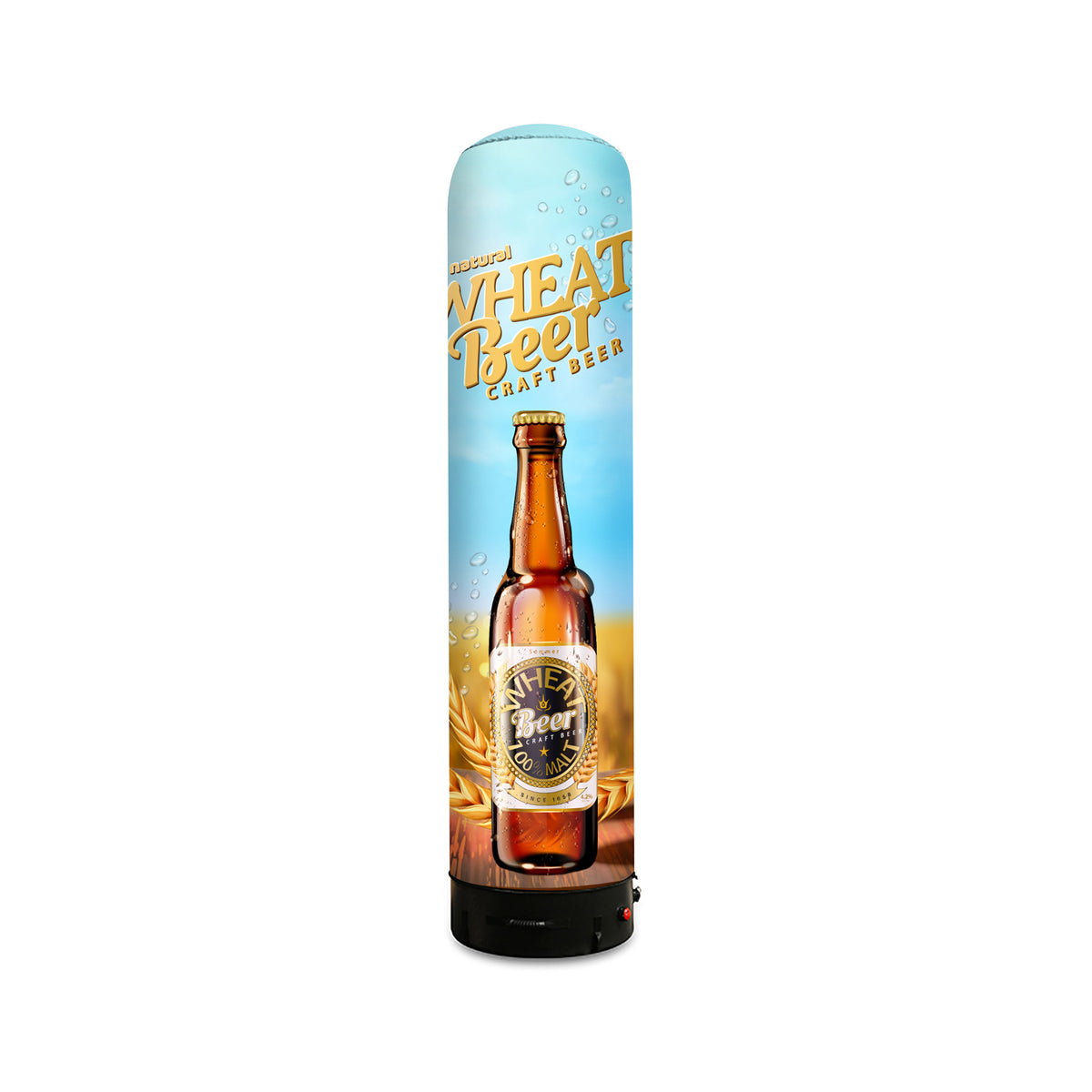Custom Inflatable Advertising Pillar — Custom 10' Contained Air Inflatable Advertising Pillar