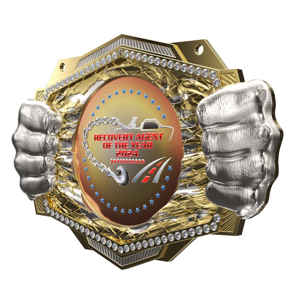 Knock Out Champ Chain Medal with Premium Chain