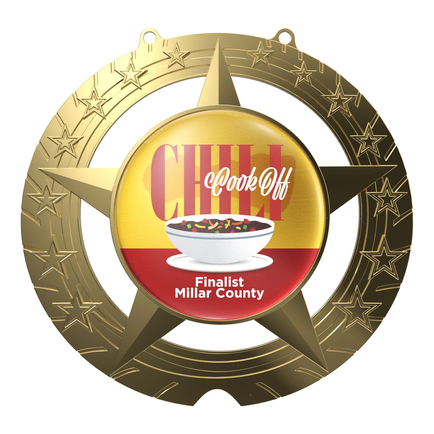 Super Star Champ Chain Medal with Plastic Chain
