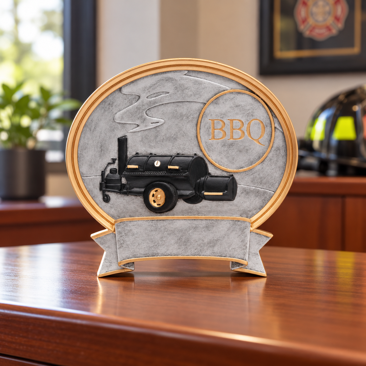 Legend Oval Resin Awards — lifestyle photo