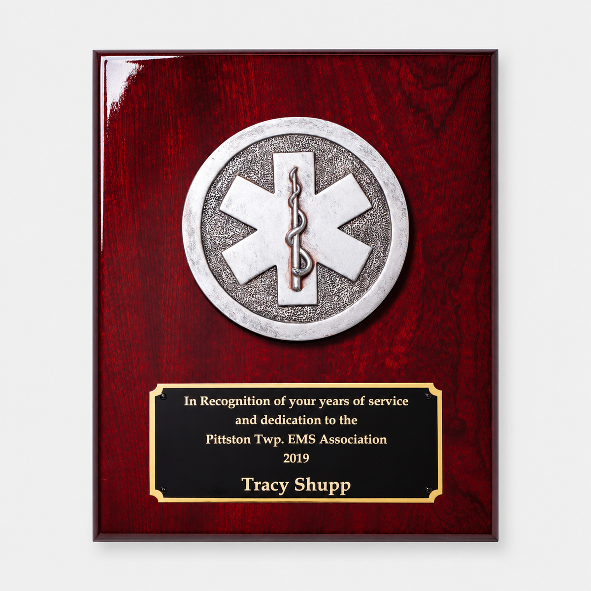 EMT Rosewood Piano Finish Plaque — main product photo