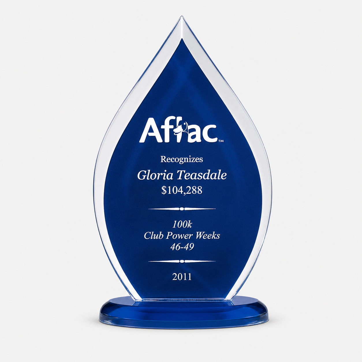 Flame Series Acrylic Award