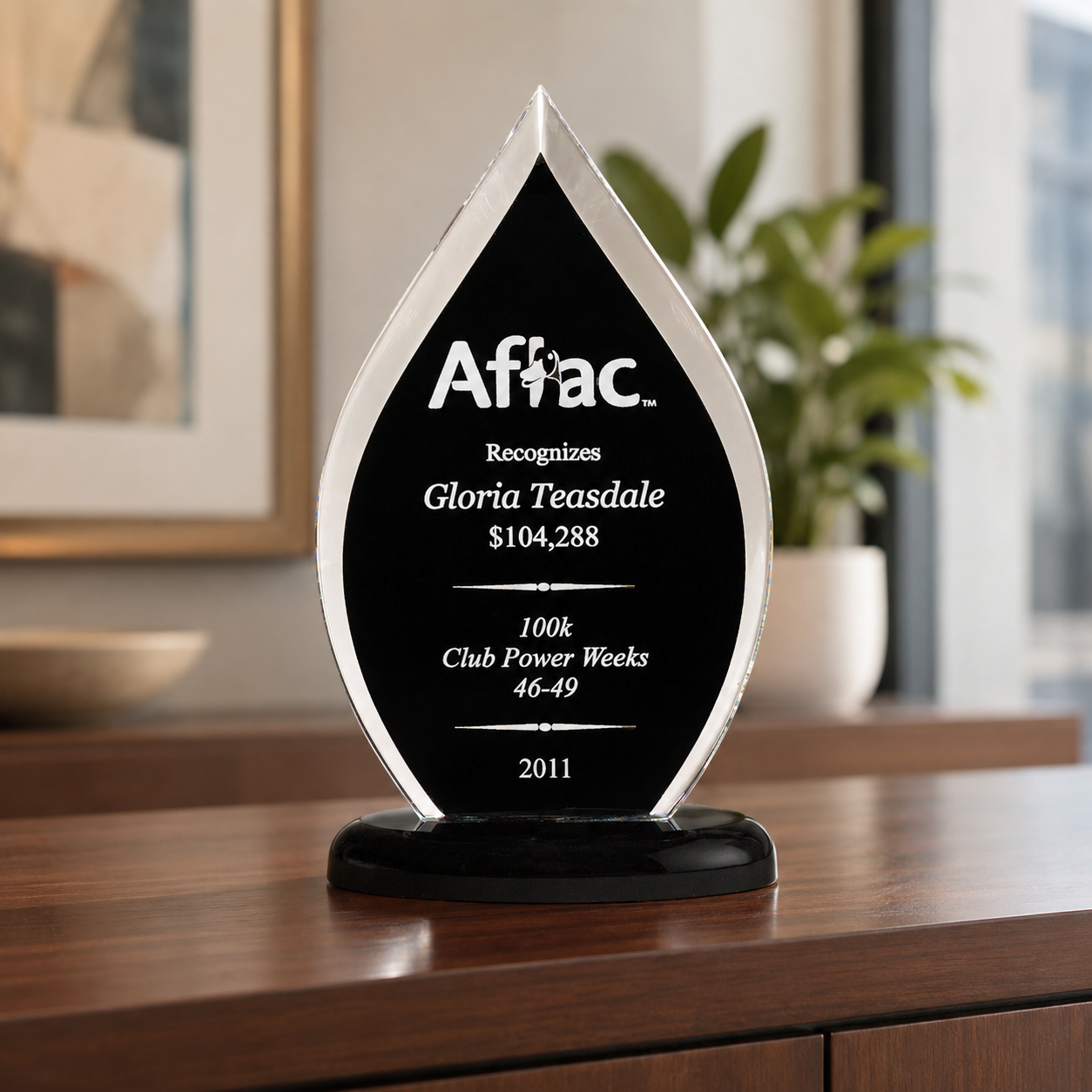 Flame Series Acrylic Award