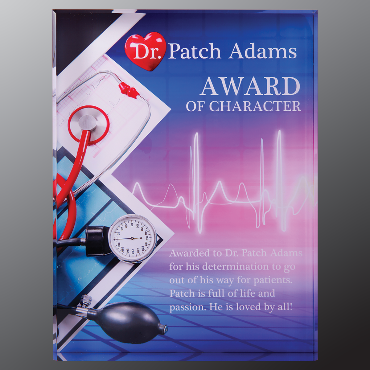 Full-Color Rectangle Acrylic Award