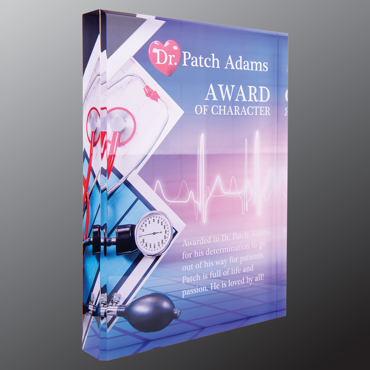 Full-Color Rectangle Acrylic Award