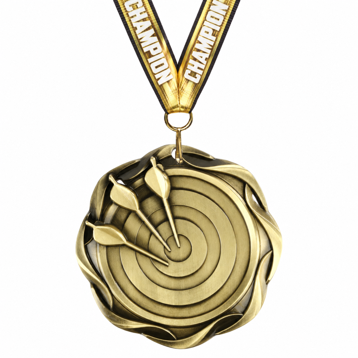 Fusion Medals Sports with gold Champion ribbon