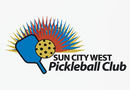 Gemini full-color sublimated metal plate example with a pickleball club logo on a white background.
