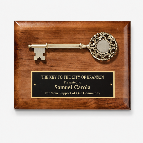Genuine Walnut Key Plaque - catalog