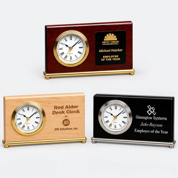 Horizontal Desk Clock — catalog product photo, available styles