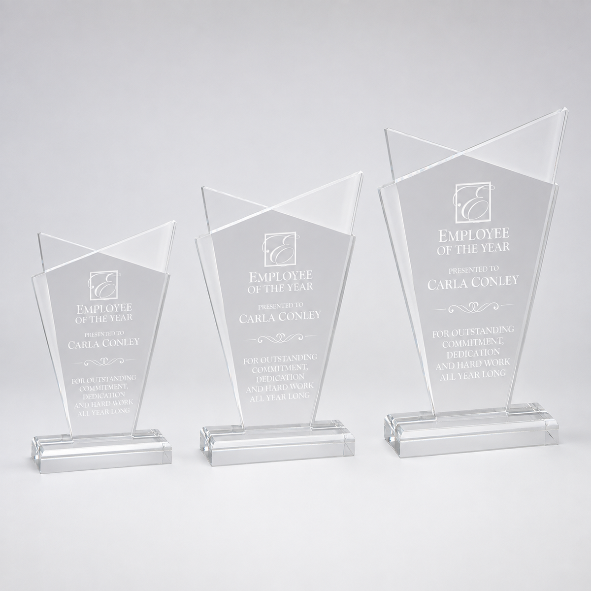 Infinity Clear Acrylic Award