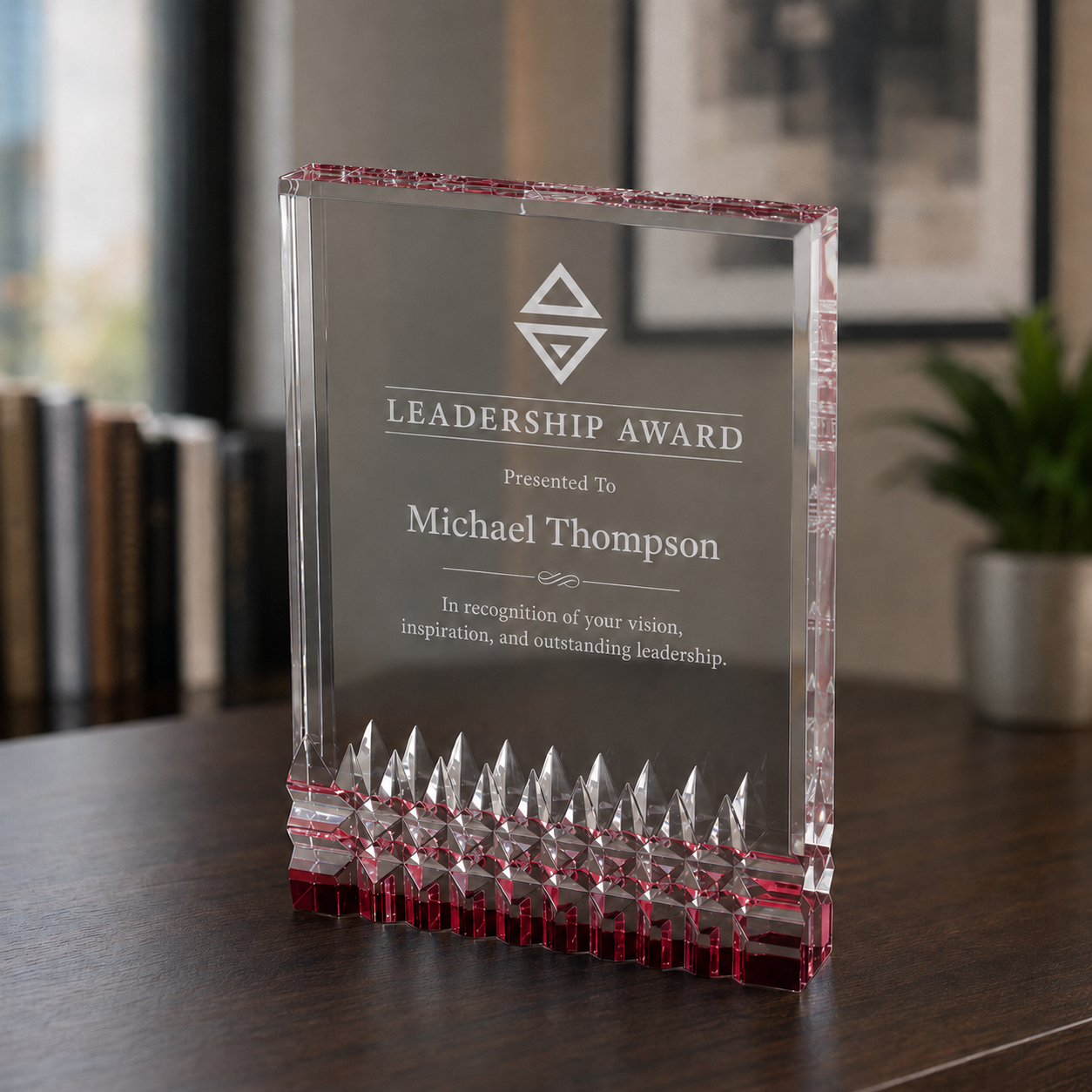 Jewel-Cut Acrylic Award