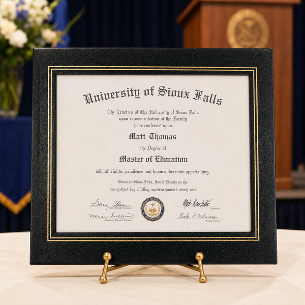 Leatherette Certificate Holder - lifestyle