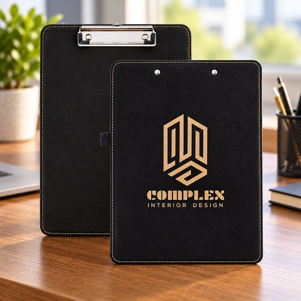 Leatherette Clip Board in an office setting