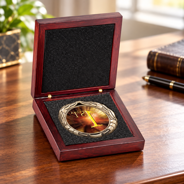 Rosewood Presentation Boxes — lifestyle display