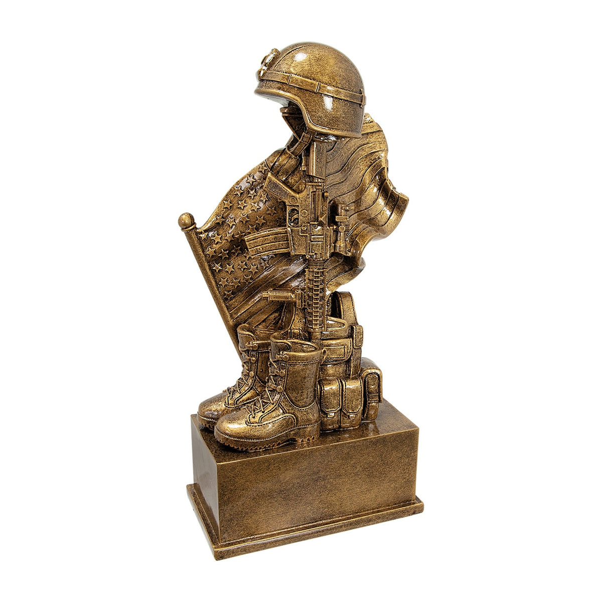 Military Fallen Hero Resin Award — main product photo