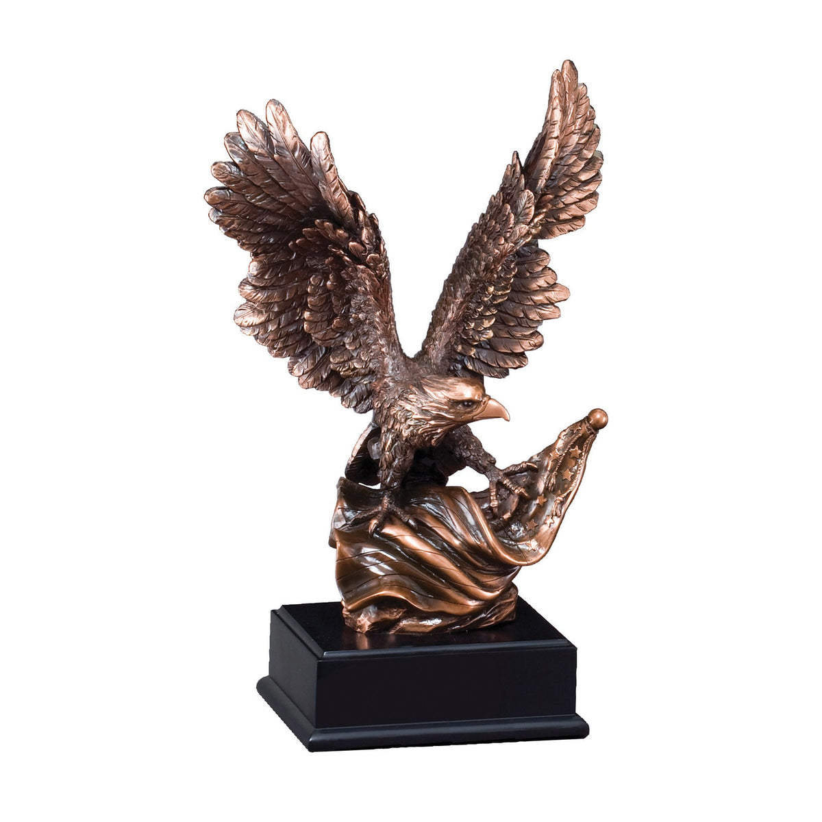 Bronze Finish Eagle with Flag Award — main product photo