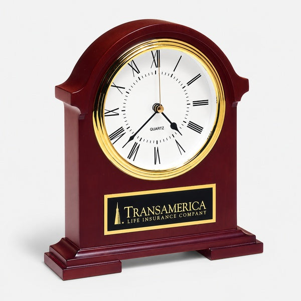 Napoleon Mantle Clock with Hand-rubbed Mahogany Finish — catalog product photo