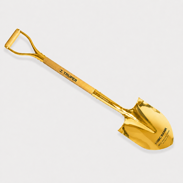 Ceremonial Shovel - gold finish - catalog