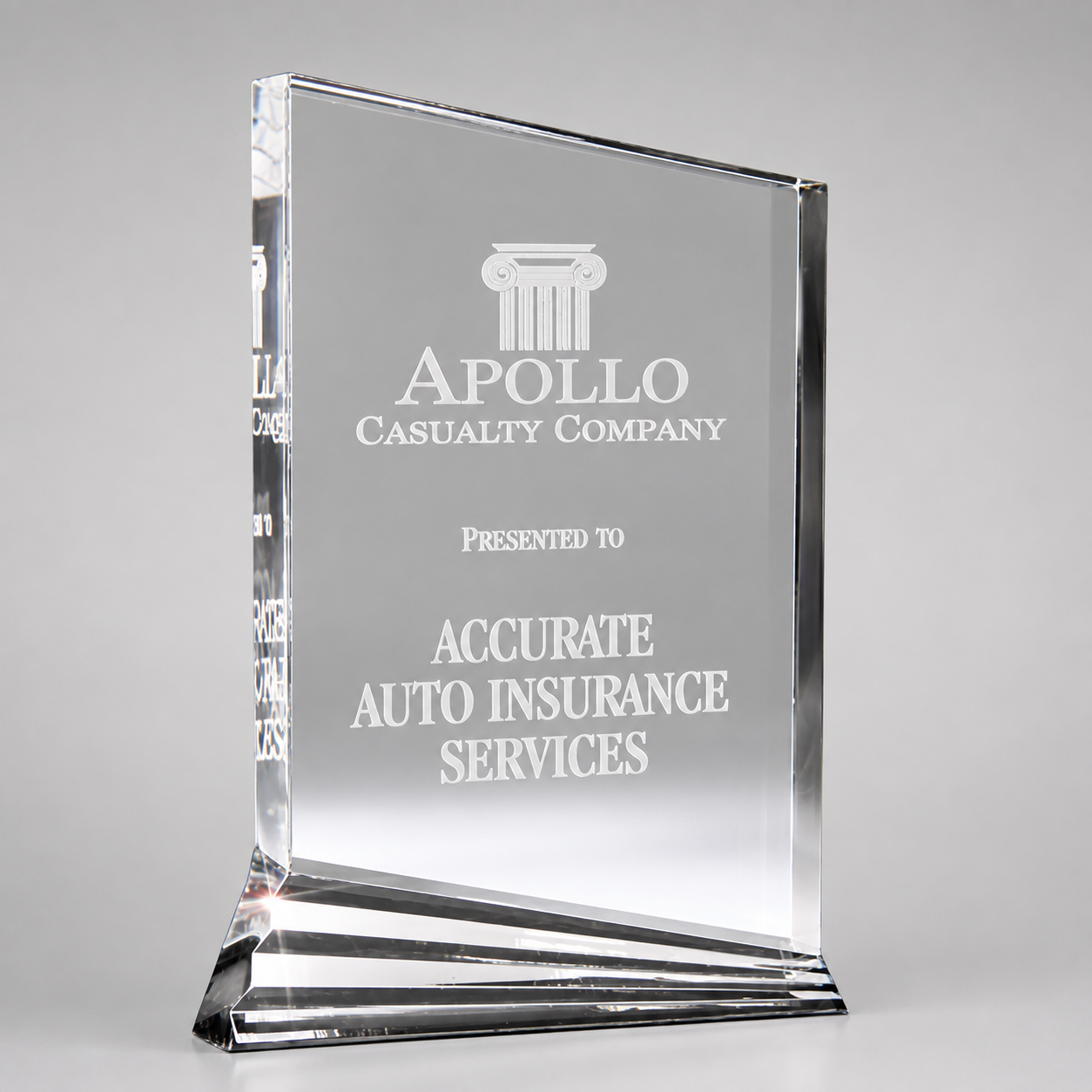 Nouveau Acrylic Award