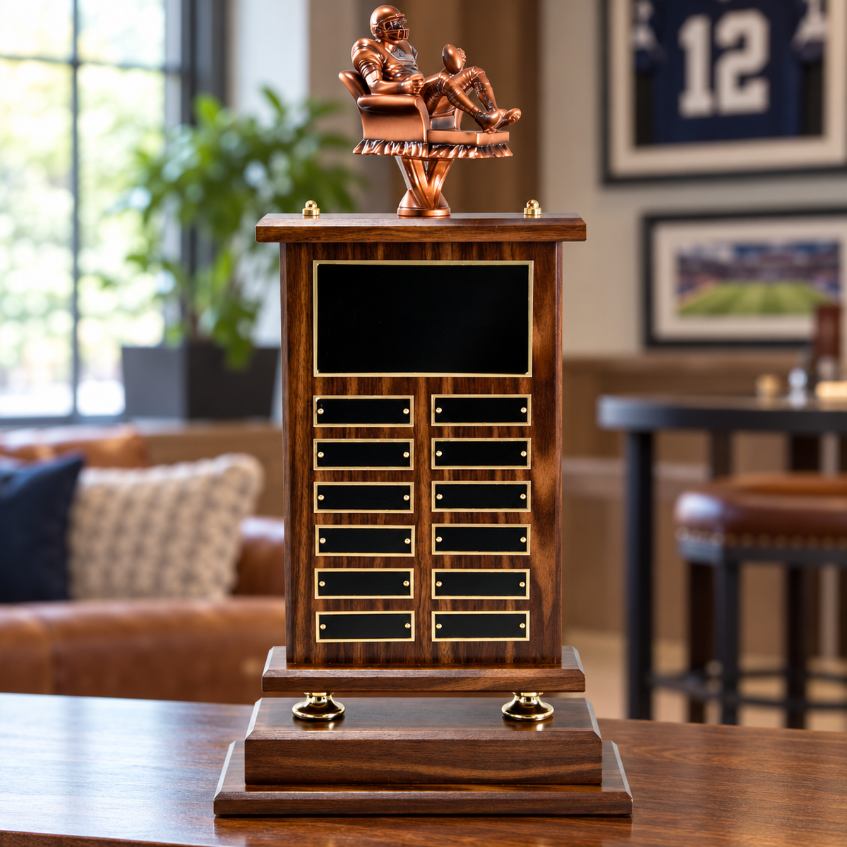 Fantasy Football Perpetual Trophy — lifestyle photo