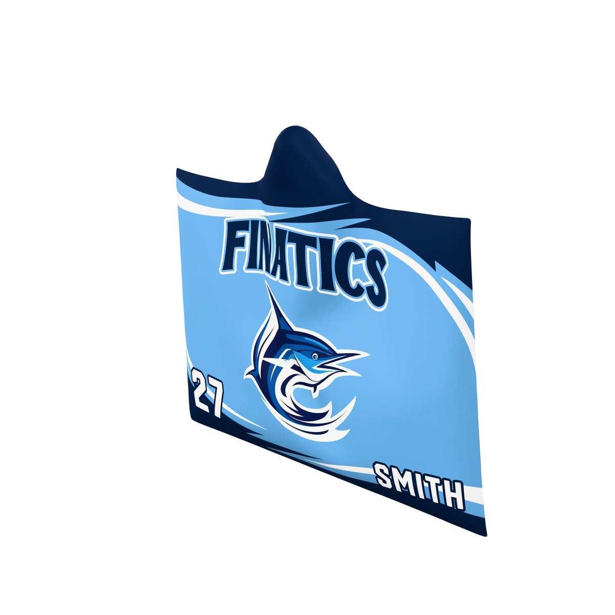 Custom Sublimated Hooded Blanket — alternate view 1