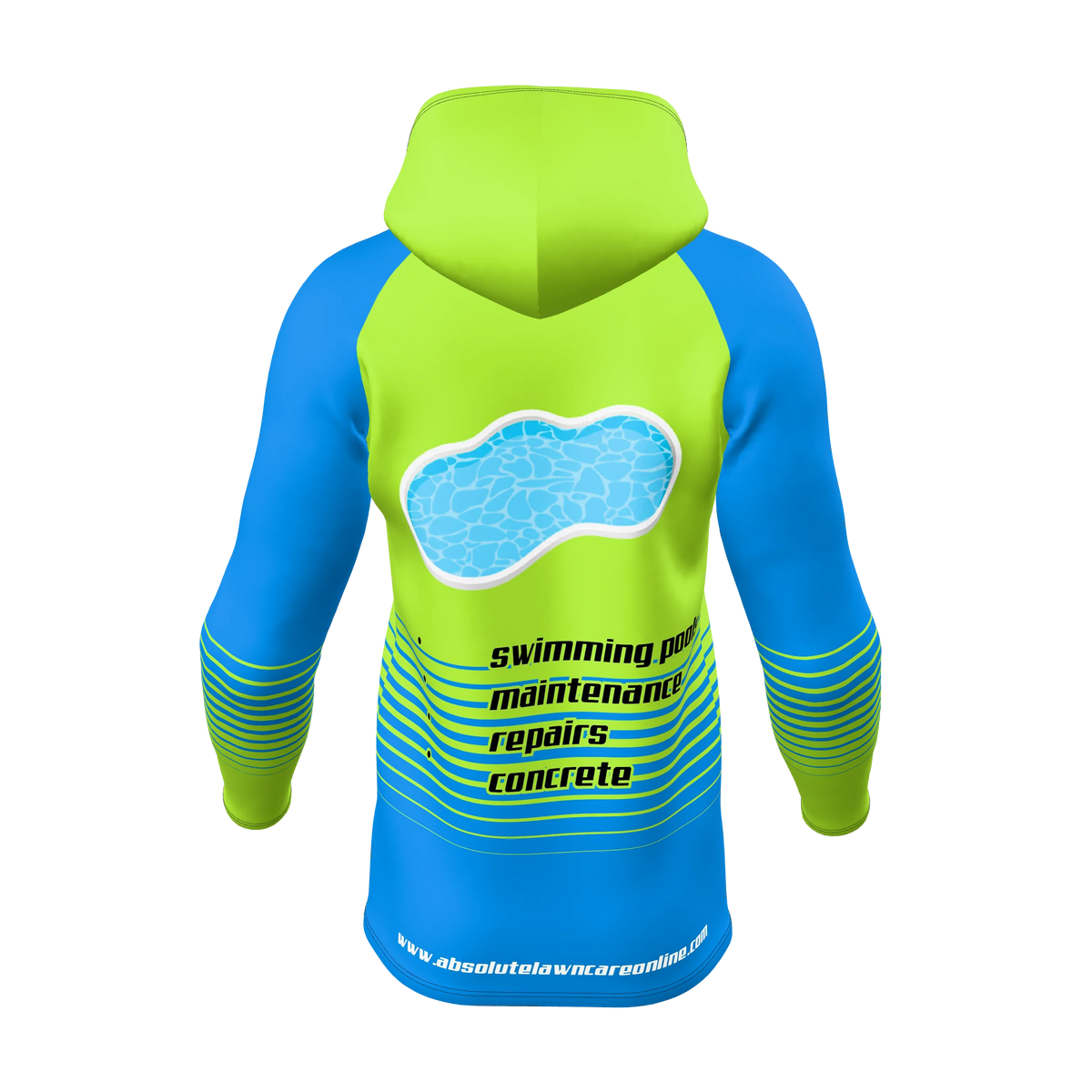 Custom Sublimated Men's Long Sleeve Hooded T-Shirt — alternate view 3
