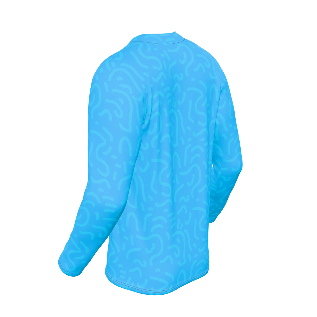 Custom Sublimated Men's Long Sleeve Crew Neck T-Shirt — supplier view 5