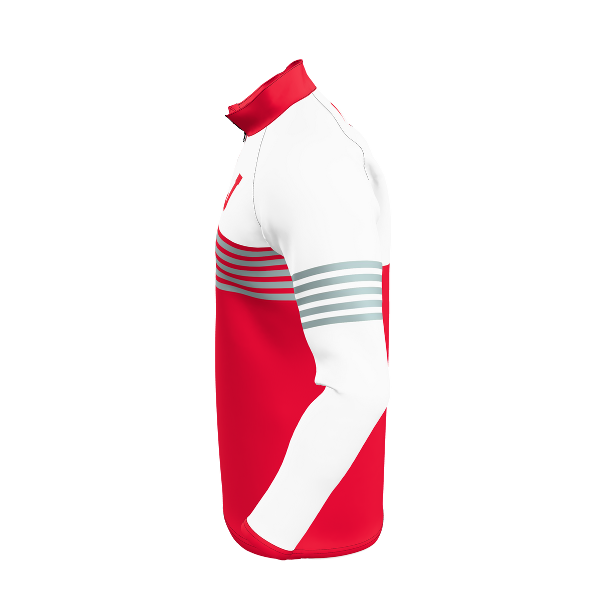 Custom Sublimated Men's Long Sleeve Quarter-Zip — alternate view 2