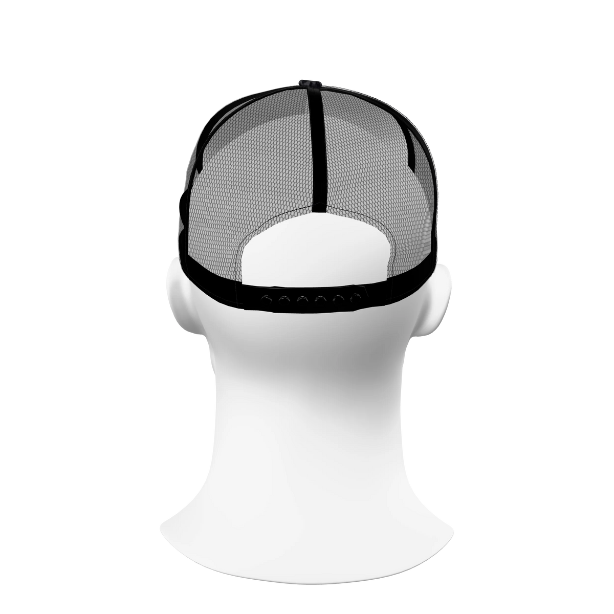 Custom Sublimated Flat Bill Trucker Hat — alternate view 3