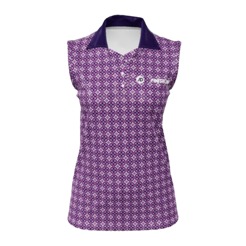 Custom Sublimated Women's Sleeveless Polo — supplier view 1
