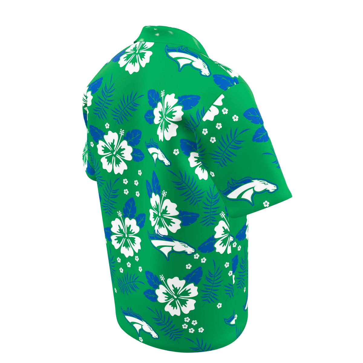 Custom Sublimated Men's Hawaiian Shirt with Pocket — supplier view 6