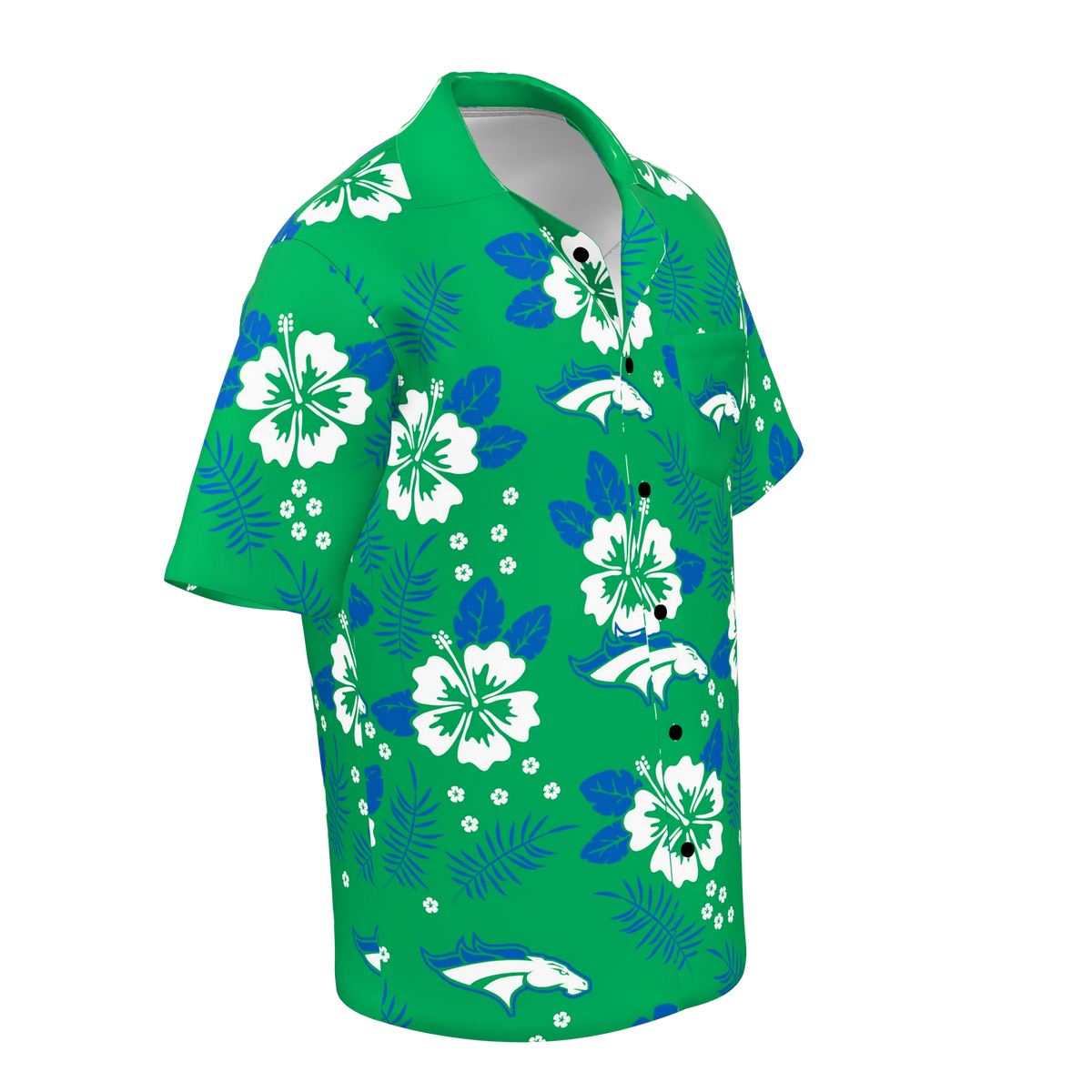 Custom Sublimated Men's Hawaiian Shirt with Pocket — supplier view 8