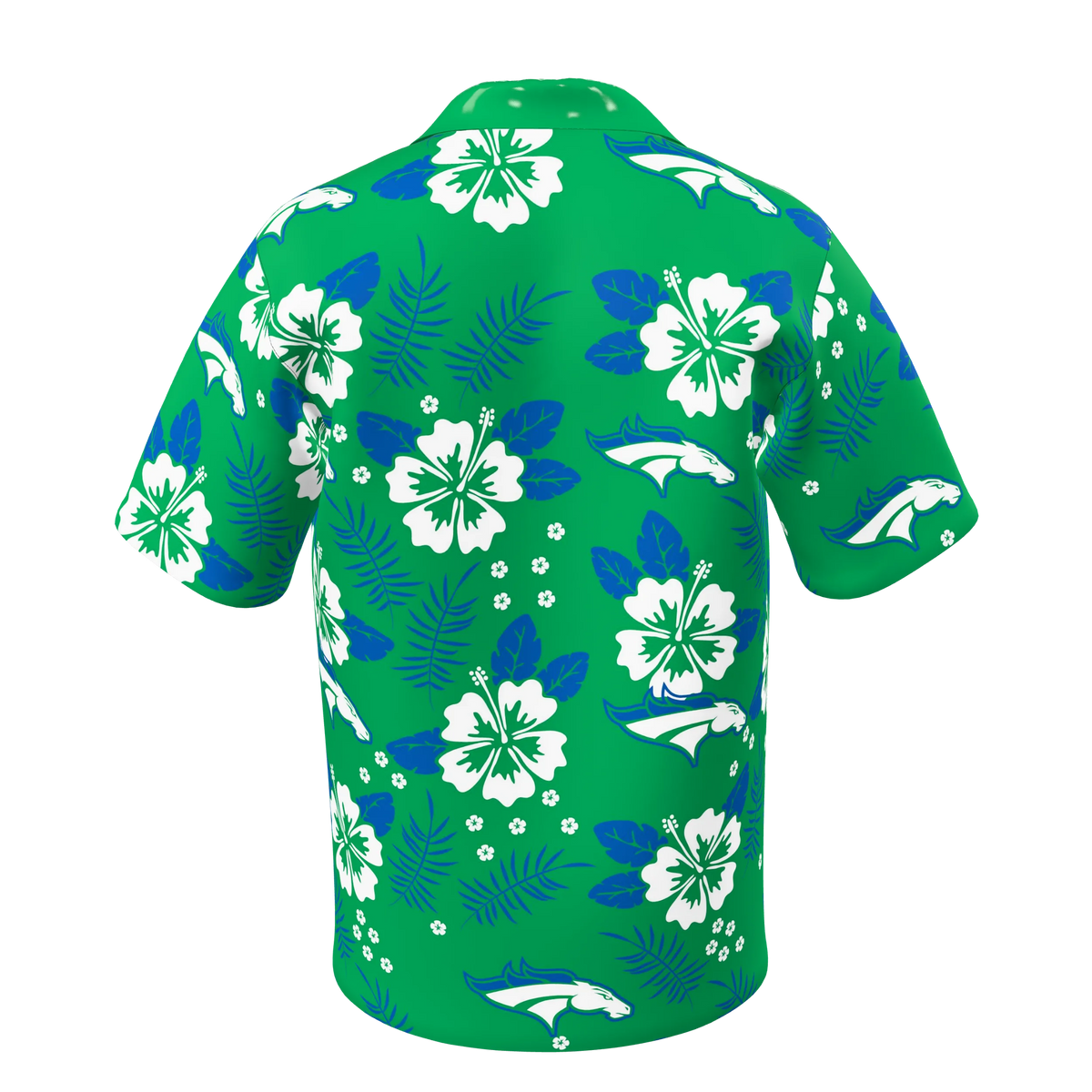 Custom Sublimated Men's Hawaiian Shirt with Pocket — alternate view 3